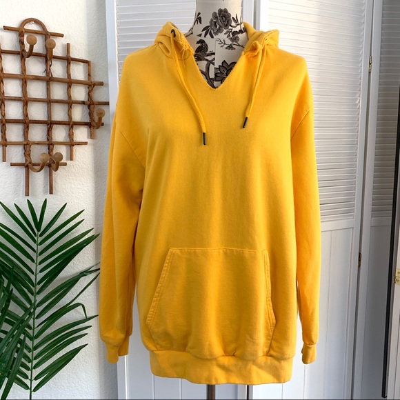 mustard pullover hoodie